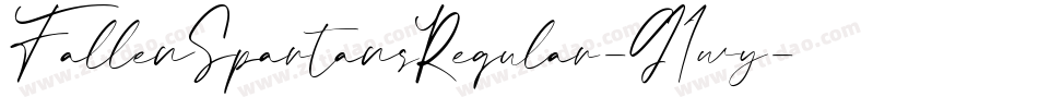FallenSpartansRegular-G1wy字体转换