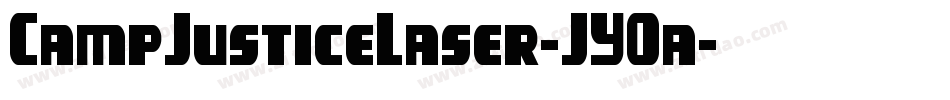 CampJusticeLaser-JYOa字体转换