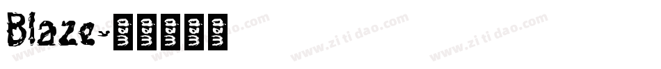 Blaze字体转换