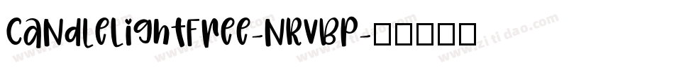 CandleLightFree-nRvBP字体转换