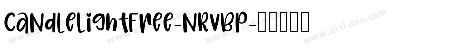 CandleLightFree-nRvBP字体转换