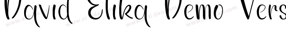 David-Elika-Demo-Version字体转换
