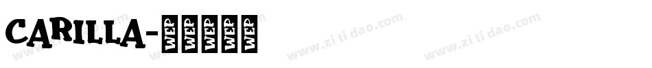 carilla字体转换