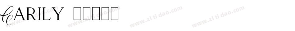 Carily字体转换