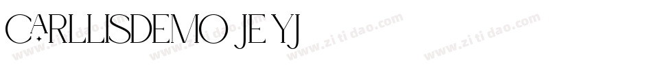 CarllisDemo-jE9yj字体转换