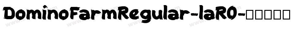 DominoFarmRegular-laR0字体转换