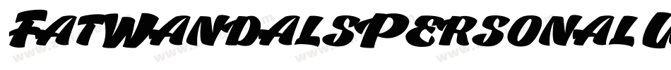 FatWandalsPersonalUse-9Vj7字体转换