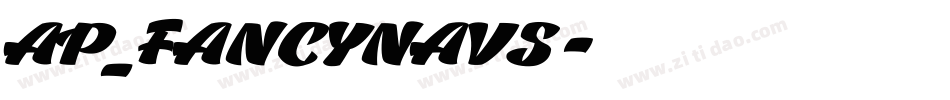 ap_fancynavs字体转换