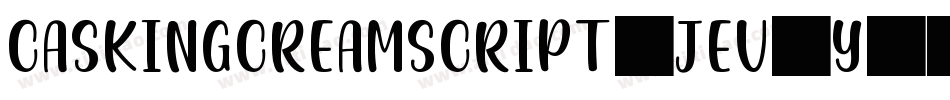 CaskingCreamScript-jEV2y字体转换