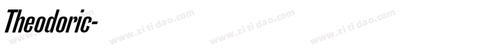 Theodoric字体转换