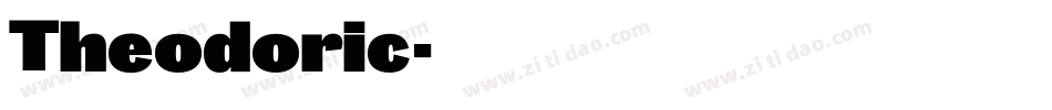 Theodoric字体转换