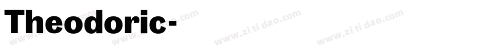 Theodoric字体转换