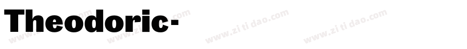 Theodoric字体转换