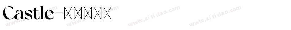 Castle字体转换