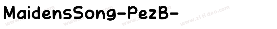 MaidensSong-PezB字体转换