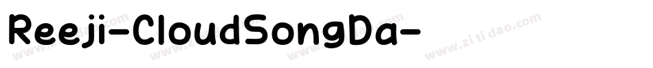 Reeji-CloudSongDa字体转换