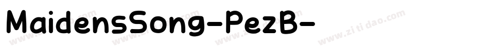 MaidensSong-PezB字体转换