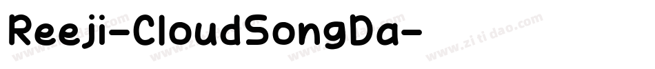 Reeji-CloudSongDa字体转换