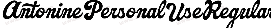 AntoninePersonalUseRegular-la9X字体转换 AntoninePersonalUseRegular-la9X字体转换