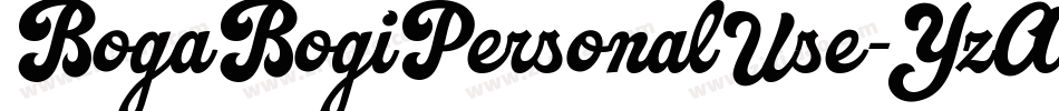 BogaBogiPersonalUse-YzA0O字体转换