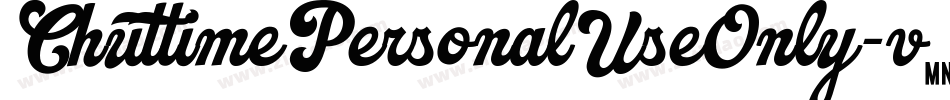ChuttimePersonalUseOnly-v63E字体转换