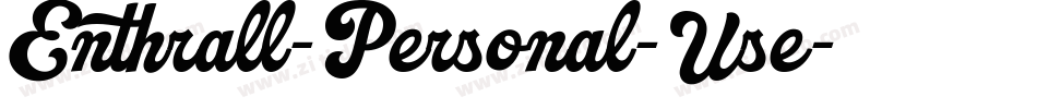 Enthrall-Personal-Use字体转换