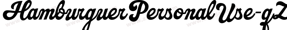 HamburguerPersonalUse-qZo5q字体转换