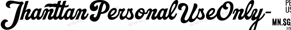 JhanttanPersonalUseOnly-8XJ0字体转换