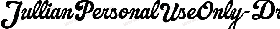 JullianPersonalUseOnly-Dr0d字体转换