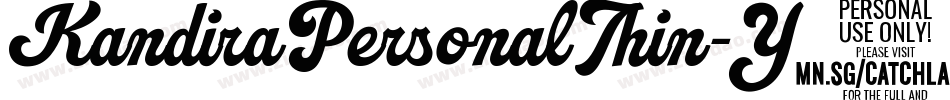 KandiraPersonalThin-Y8oO字体转换