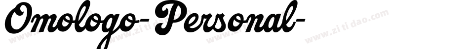 Omologo-Personal字体转换
