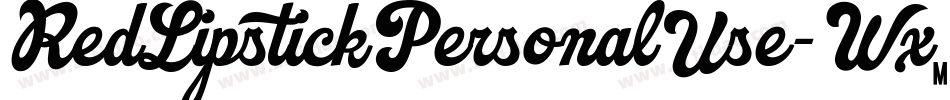 RedLipstickPersonalUse-Wx2E字体转换 RedLipstickPersonalUse-Wx2E字体转换