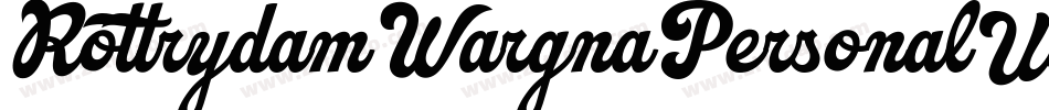 RottrydamWargnaPersonalUse-R6av字体转换