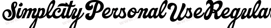 SimplcityPersonalUseRegular-DO0ER字体转换 SimplcityPersonalUseRegular-DO0ER字体转换