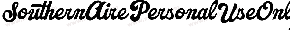 SouthernAirePersonalUseOnly-Ky9A字体转换