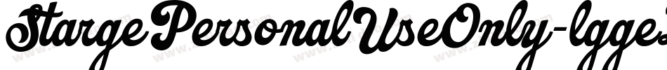 StargePersonalUseOnly-lggeZ字体转换 StargePersonalUseOnly-lggeZ字体转换