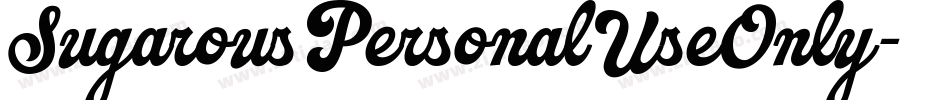 SugarousPersonalUseOnly字体转换