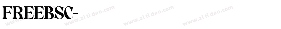 FREEBSC字体转换