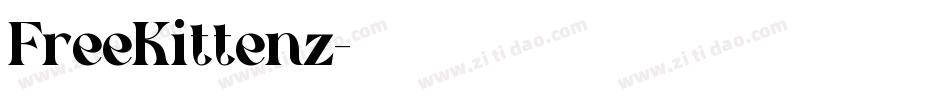 FreeKittenz字体转换