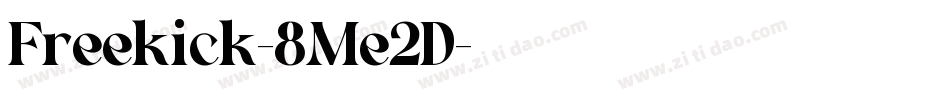 Freekick-8Me2D字体转换