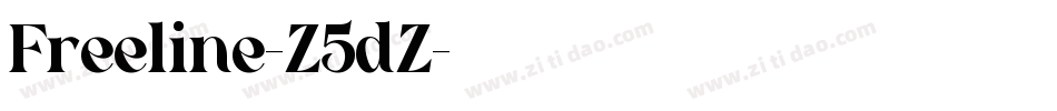 Freeline-Z5dZ字体转换