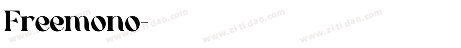 Freemono字体转换