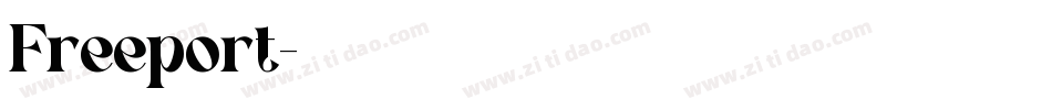 Freeport字体转换