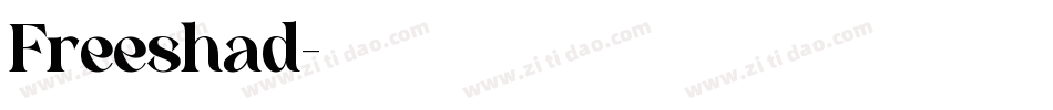 Freeshad字体转换