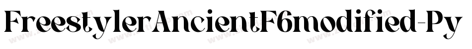 FreestylerAncientF6modified-Pyx2字体转换
