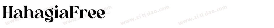 HahagiaFree字体转换