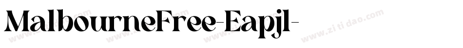 MalbourneFree-Eapjl字体转换