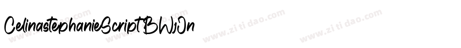 CelinastephanieScript-BWjJn字体转换