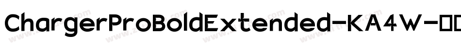 ChargerProBoldExtended-KA4W字体转换