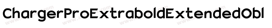 ChargerProExtraboldExtendedOblique-X5B2字体转换